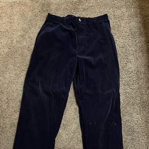 Navy blue Adidas corduroy pants